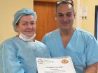 Заведующая оториноларингологическим отделением ЗСМЦ Ирина Валерьевна Рябец прошла обучение на Диссекционном курсе «Отохирургия и хирургия латерального основания черепа».