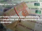 Замглавы Минтруда заверила, что все средства на соцвыплаты будут сохранены